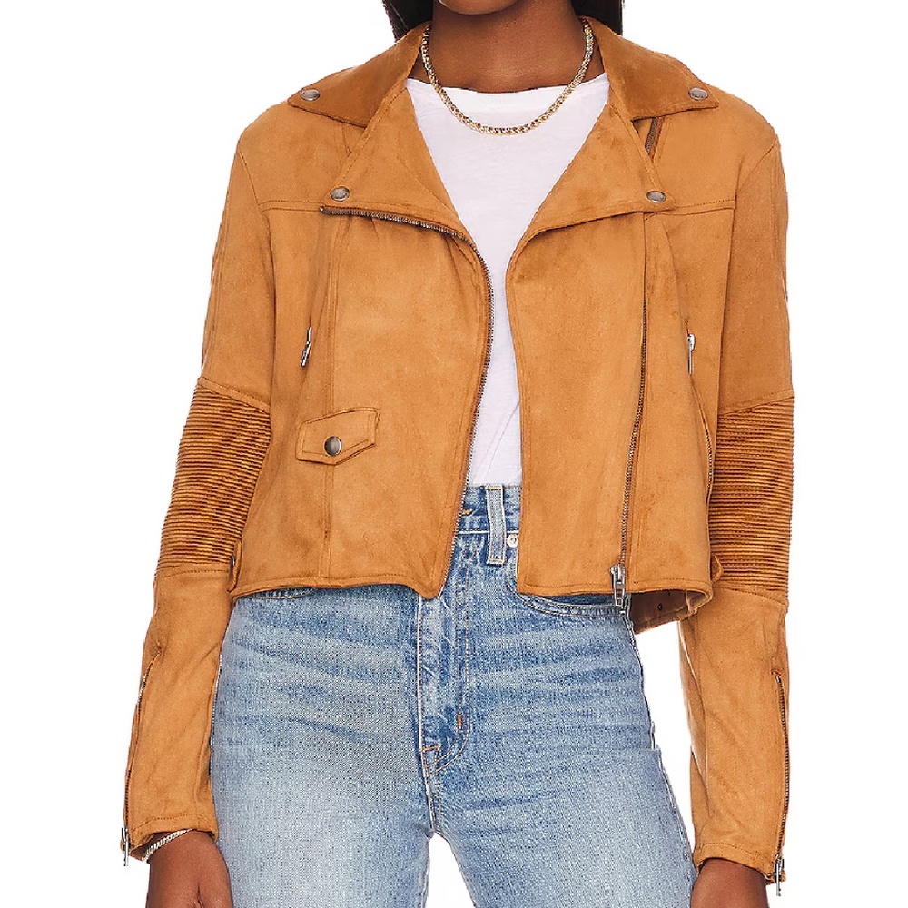 BLANKNYC Moto Jacket, Toasted Caramel